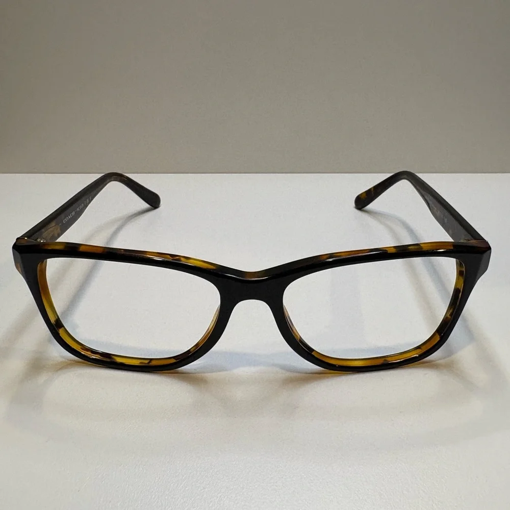 COACH HC‎ 6129 - 5446 (BLACK/TORTOISE) 54•16•140 COACH EYEGLASSES COACH GLASSES